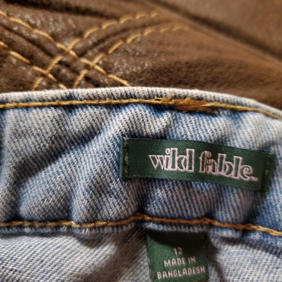 Wild Fable Highest Rise Cutoff Distressed Jean Shorts Womens 12 - Picture 3 of 5